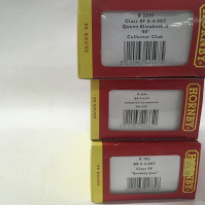 A collection of 3 boxed Hornby locomotives 00 gauge featuring R2597. R2665. R782. No reserve