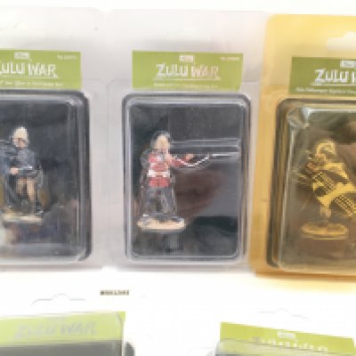5 Britains Zulu War Figures In Blister Packs.