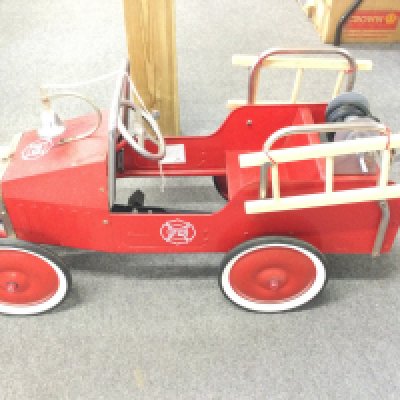 A Child&rsquo;s Ride A-Long Fire Engine. This Lost Cannot Be Posted.