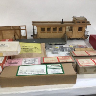 A Collection of kits and accessories to construct railway model vehicles. Also include part built models. Manufacturers are DJB engineering..Wills Finecast. IKB Models etc. No Reserve.