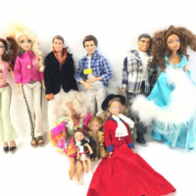 A Collection of Various Dolls including Bratz.