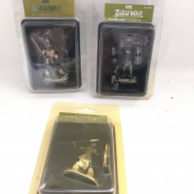 5 Britains Zulu War Figures In Blister Packs.