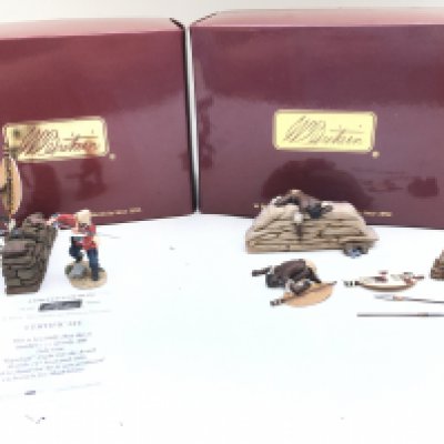 2 Boxed Britains Zulu War Sets. Repulsed and Zulu Twilight No. 1.(2).