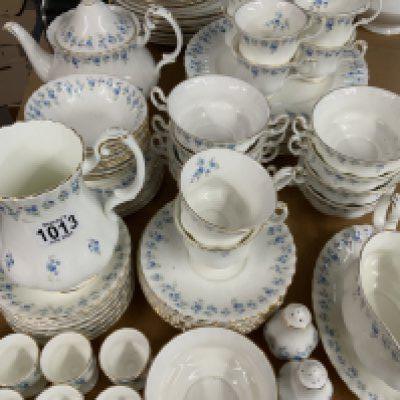 A Royal Albert Memory Lane Dinner and Tea service. 71 pieces. (Catagory D postage not avalaible fore this lot).