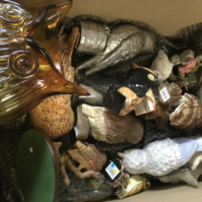 A large collection of Various owl figures, this lot cannot be posted