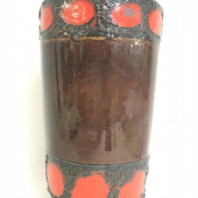 A mid 20th century Western Germany vase, 38cm tall. This lot cannot be posted