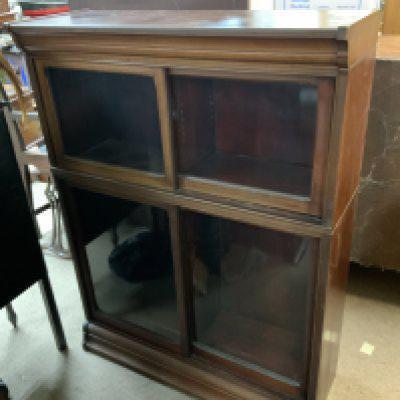 A Globe Wernick style bookcase. 124cm x 94cm.