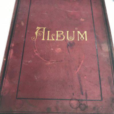 A Victorian scrap album.