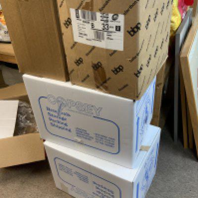 A large and extensive collection of 1st day covers (approximately 5 Boxes), under shelf 4. (Postage Cat D).