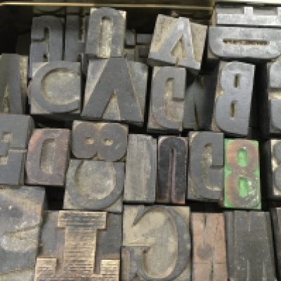 A large collection of printing blocks , this lot cannot be posted