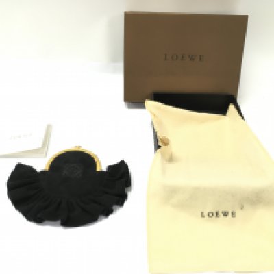 A LOEWE clutch bag / coin purse with box and dust cover. Postage B