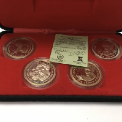 A commemorative set of cupro nickel coins.- NO RESERVE