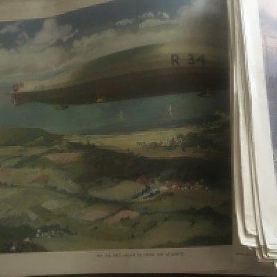 A collection of 1950s Macmillan&rsquo;s History Pictures Educational Posters.