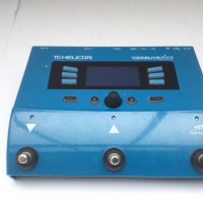A TC Helicon Voicelive harmony and effects pedal for vocalists.