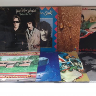 Sixteen Hall & Oates LPs including 'Abandoned luncheonette', 'H2O', 'Beauty On A Back Street' and others.