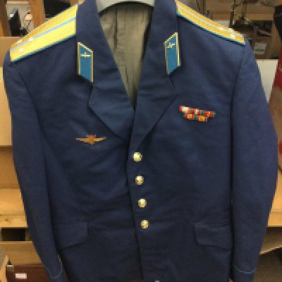 A Russian USSR military airman jacket. Postage category C. NO RESERVE