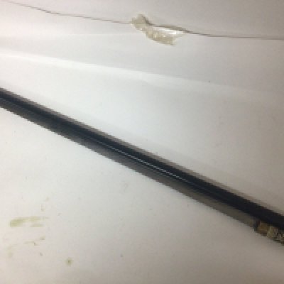 A Vintage Indian sword stick ebony and with brass mounts.