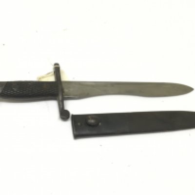 A Spanish M1941 Mauser Bolo bayonet the blade stamped 7542 U.