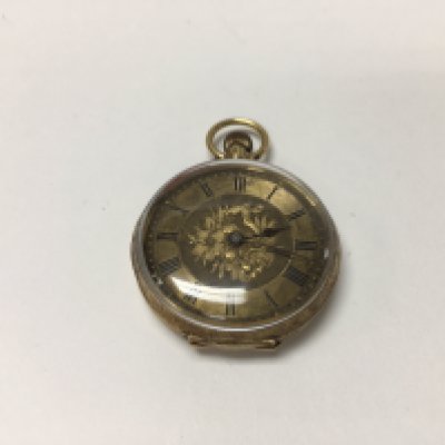 An small 18ct gold cased pocket watch, approx 26.65 grams