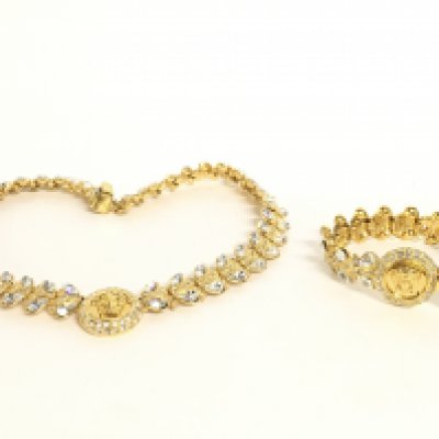 Versace necklace and bracelet, postage category A
