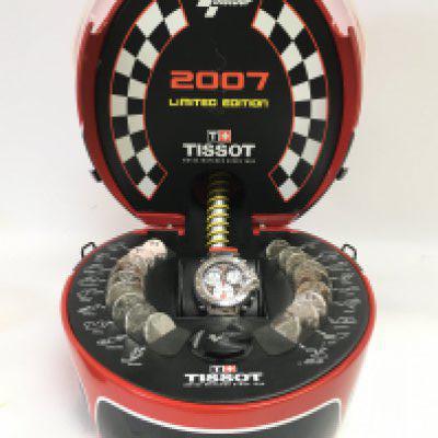 A boxed limited edition Tissot MotoGP 2007 watch. Number 2535 of 7002. Postage category C