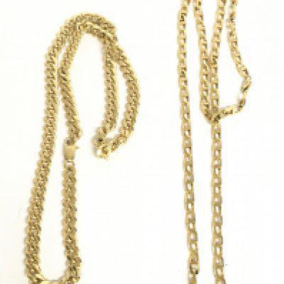 Two necklaces. Postage category a NO RESERVE