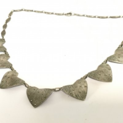 A Silver Fahrner necklace. Postage category A