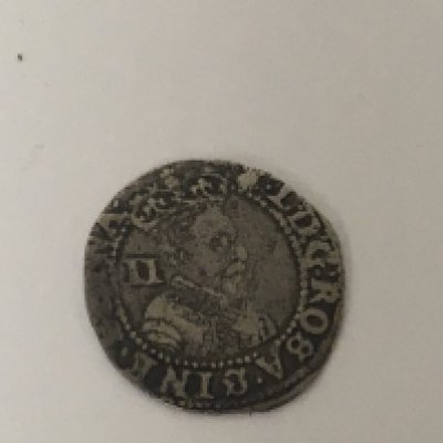 A James I half groat 1603-04 with very good definition and a group of other English 15th and 16th Century coin fragments.