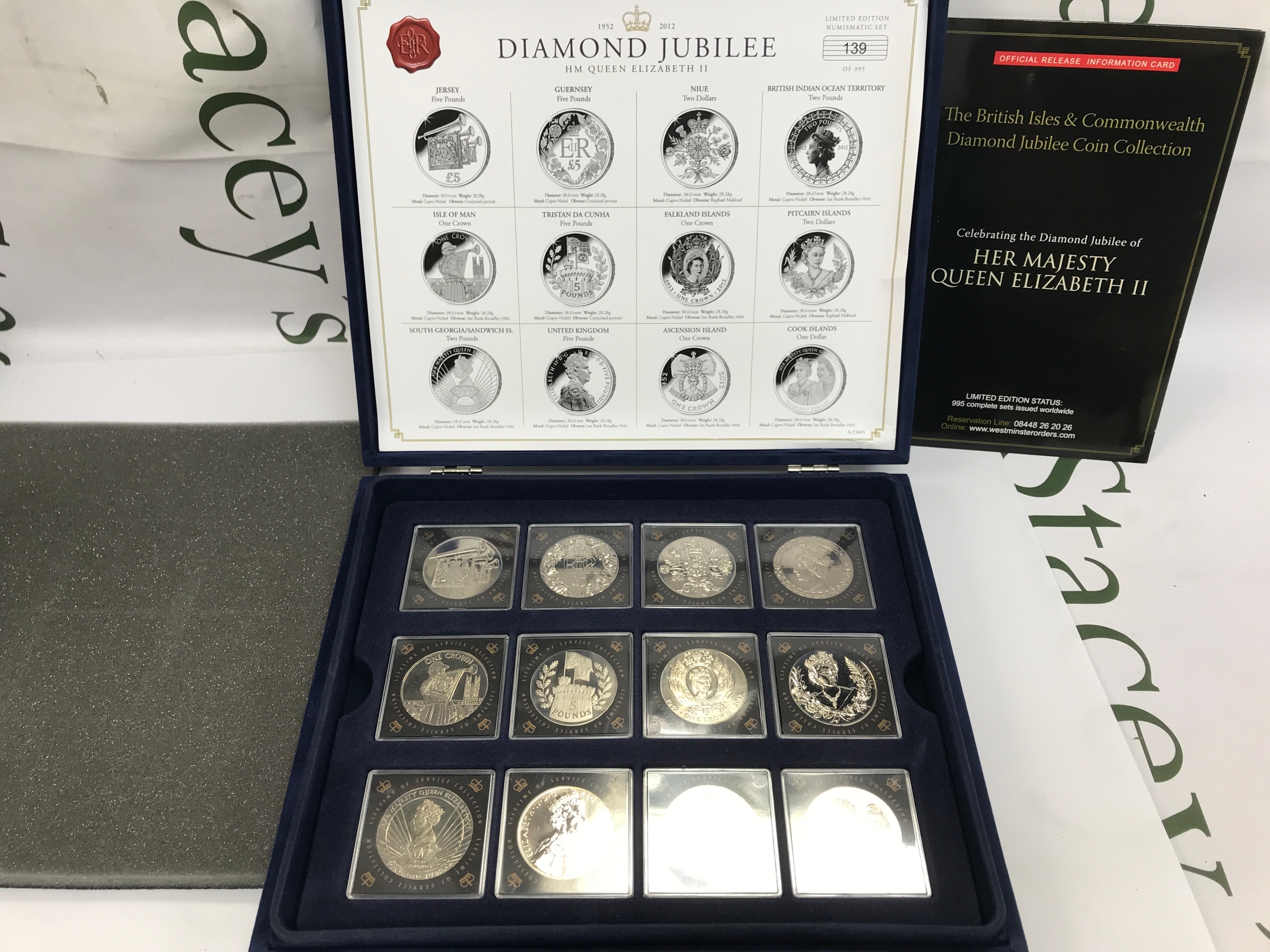 A diamond jubilee HM Queen Elizabeth II set.