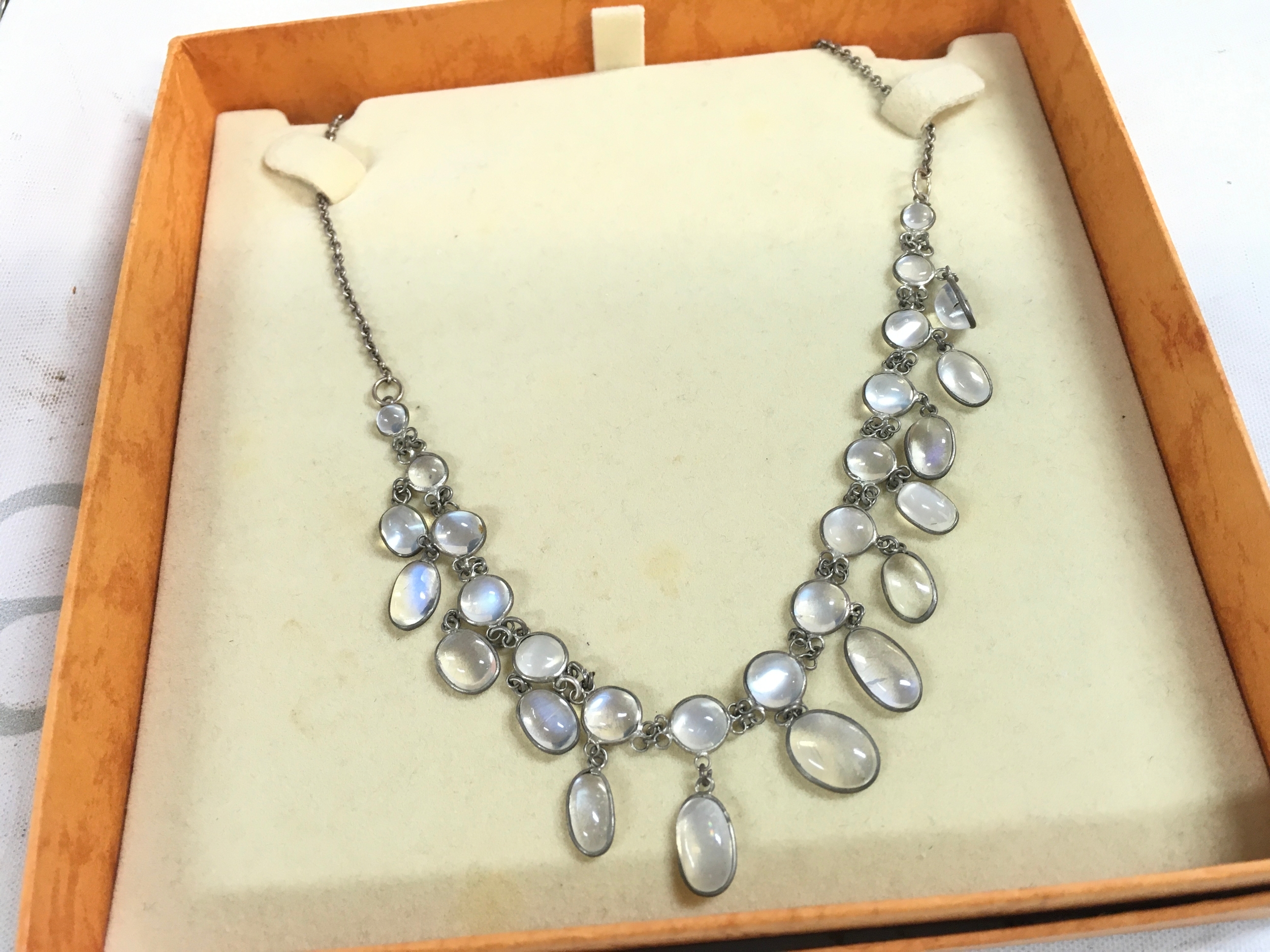 Moonstone necklace