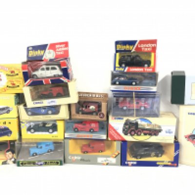 A Box Containing Various Boxed Diecast Including Corgi. Dinky. Matchbox Etc. No Reserve.