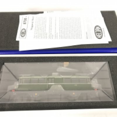 A Boxed Heljan 00 Gauge Rail Bus In Dark Green. #8703.