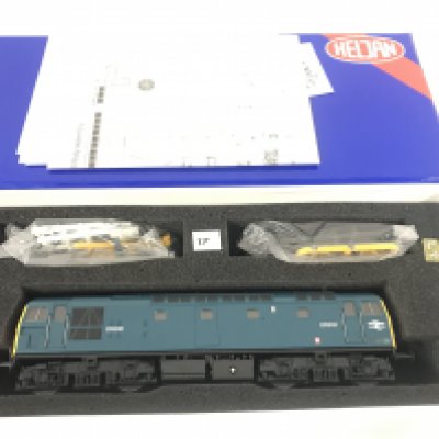 A Boxed Heljan 00 Gauge Class 26 Br Blue Locomotive.
