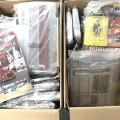 2 Boxes Containing Hachette Classic Routemaster Magazines. With Binders. (2). No Reserve.