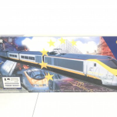 A Boxed Hornby 00 Gauge Eurostar Set. No Reserve.