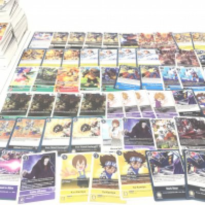 Approximately 530 Digimon Traidimg Cards Including Holographic. Rares Etc.