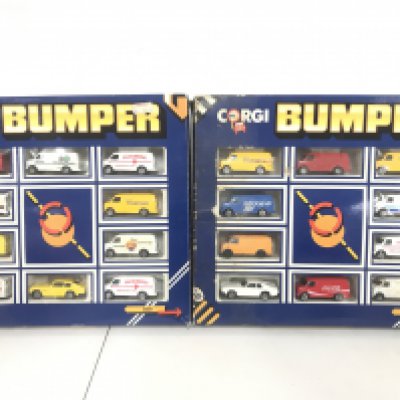 2 X Boxed Corgi Bumper Sets. Some Vehicles Are Playworn. No Reserve.