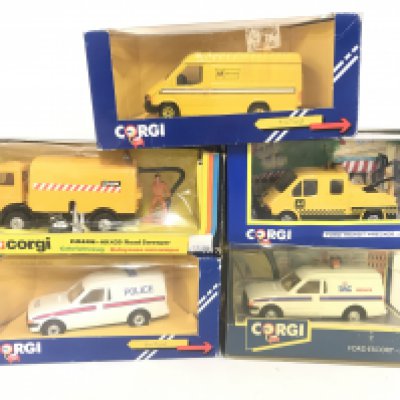 A Small Collection Of Corgi Diecast Including A Faun-AK435 Road Sweeper.