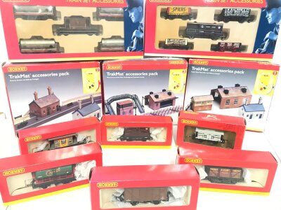 A Boxed Hornby 00 Gauge Coronation Class Duchess Of Atholl #R.372. A Collection Of Boxed Wagons And 3 Accessories Packes.