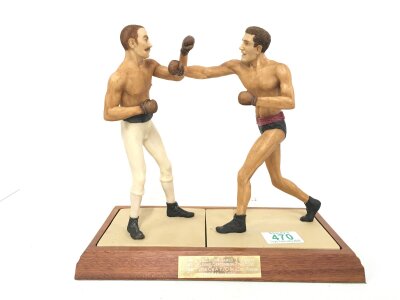 A Endurance Limited Boxing Figures. John L Sullivan VS J Corbett. Limited Edition.