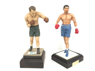 2 X Endurance Limited Boxers.. Jack Sharkey And Oscar De La Hoya.