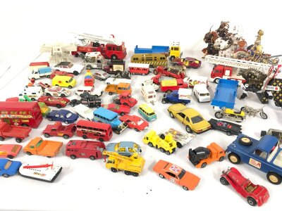 A collection of assorted die cast vehicles including Corgi etc.
