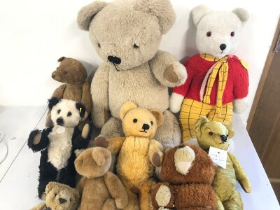 A Collection of various teddies.
No reserve.