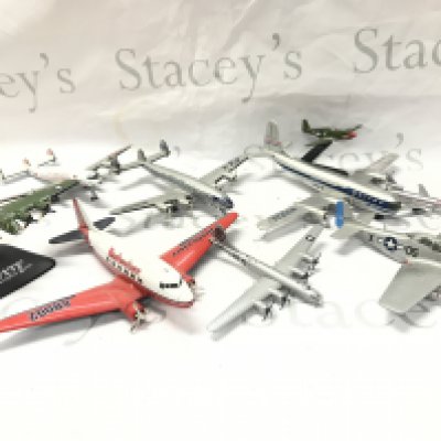 A Small Collection of Diecast And Plastic Model Aircraft. No Reserve.