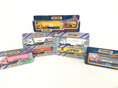 10 X Boxed Matchbox Convoy Lorrys. No Reserve.