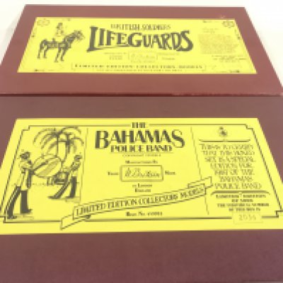 2 X Boxed Britains Sets. Life Guards #5184 And The Bahamas Police Band #5187.