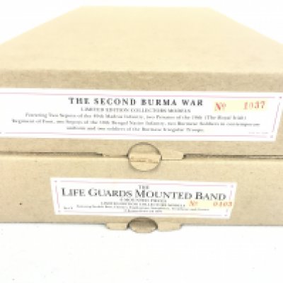 2 X Boxed Britains Sets. The Second Burma War #5296 And Life Guards Mounted Band Set 2.