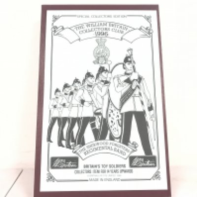 A Boxed William Britains Collectors Club 1996 The Sherwood Foresters Regimental Band Set.