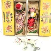 2 Boxed Pelham Puppets And A Loose Muffin The Mule.