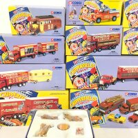 A Collection Of Boxed Corgi Classics, Chipperfields Circus. Including Collector Book.